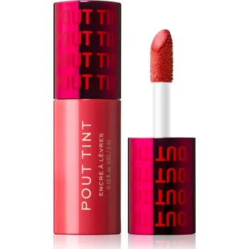 Lesk na rty Makeup Revolution Pout Tint lesk na rty s hydratačním účinkem odstín Sweetie Coral 3 ml