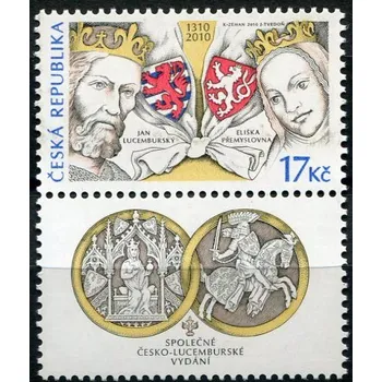 Poštovní známka Česká pošta (2010) č. 636 ** K (8) - Česká republika - Lucemburkové