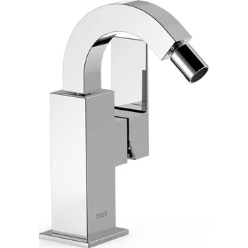 Vodovodní baterie TRES CUADRO-TRES 106124 Bidetová baterie, s perlátorem, bez aut.odotoku, chrom