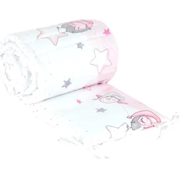 mantinel do postýlky BBL Mantinel do postýlky 210 cm - růžový ptáček