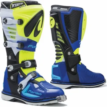 Moto obuv Boty na motorku FORMA PREDATOR 2.0 fluo žluto-bílo-modré Velikost: 47