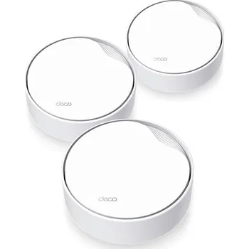 Počítačové příslušenství TP-Link Deco X50-PoE (3-pack) WiFi6 Mesh (AX3000,2,4GHz/5GHz,1x2,5GbELAN/WAN,1xGbELAN/WAN,1xPoE)