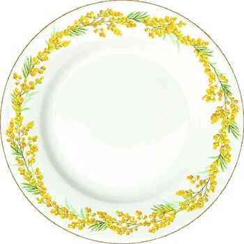 Talíř Easy Life, Itálie Easy Life - Porcelánový jídelní talíř Mimosa - 26,5×26,5 cm Barva: jako na obrázku