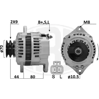 Auto-moto ERA Alternátor ERA 209665A + DOPRAVA ZDARMA!