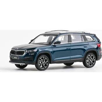 autíčko Škoda Kodiaq FL 2021 metalíza modrá Láva 1:43 Abrex