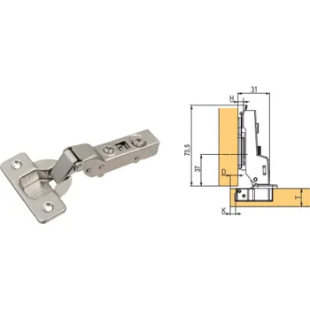 Nábytkové kování TS Závěs NK STRONG CLIP polonaložený s tlumením