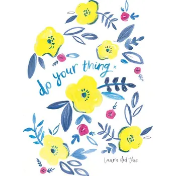 Plakát Plakát, Obraz - Do your thing floral, Laura Irwin