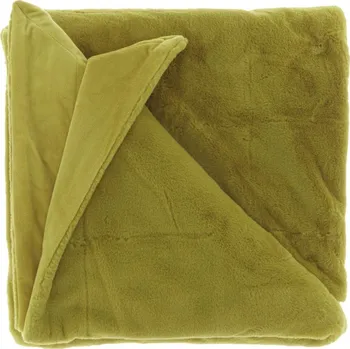 deka Heboučká deka Klaas ve světle zelené zelená 150x200