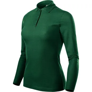 MALFINI® Pique Polo LS Polokošile dámská Velikost: S, Barva: dark green