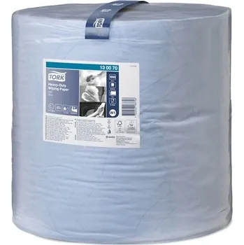 Papírová utěrka Tork Utěrka Heavy-Duty papírová, 2 vrstvy, modrá W1