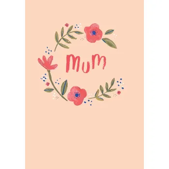 Plakát Plakát, Obraz - Mum floral wreath, Laura Irwin