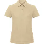 B&C Dámská polokošile Piqué polo ID.001 Velikost: 3XL, Barva: písková