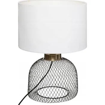 Stojací lampa STOJACÍ LAMPA drátěná s bílým stínidlem EMIE 27x38