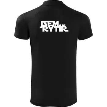 Pánská košile SW - Jsem rytíř - Polokošile Victory sportovní (dresovina) - S ( Černá )