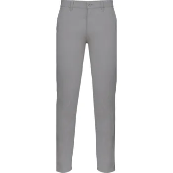 Pánské kalhoty KARIBAN Pánské kalhoty CHINO K740 Velikost: 38, Barva: světle šedá