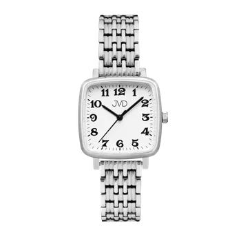 Hodinky JVD Dámské náramkové ocelové hranaté hodinky JVD J4196.1 (JVD Dámské náramkové ocelové hranaté hodinky JVD J4196.1)