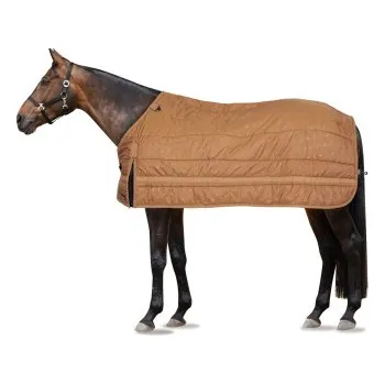 Deka pro koně Horze Stájová deka pro koně Quebec 200g Barva: Světle hnědá, Velikost: 145