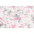 Matrace Sensillo Matrace do dětské postýlky růžová/ptáci 60 x 120 x 6 cm