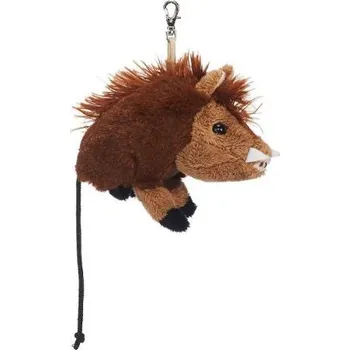 plyšák E-myslivost Plyšový divočák - klíčenka pro myslivce - 10 cm