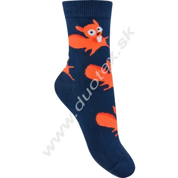 WOLA Dětské ponožky w24.01p-vz.295 Barva: B85, Velikost: 21-23(14-15)