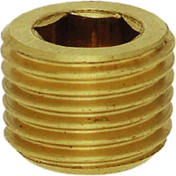 Fitinka TS Záslepka R1/4" mosaz