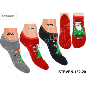 Dámské ponožky STEVEN Froté ponožky s ABS Steven-132-20 Barva: ZF20-sivá, Velikost: 38-40(25-26)