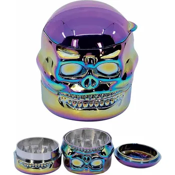 Remo 11404 Drtič tabáku Skull 3x kov ∅4,5cm