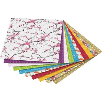 Umělecký papír Origami - Papír na skládání japonský 20x20 cm 80g/m2 - 50 ks