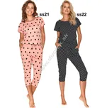 TARO Dámské pyžamo Natasha2668 Barva: ss22-čierna, Velikost: S