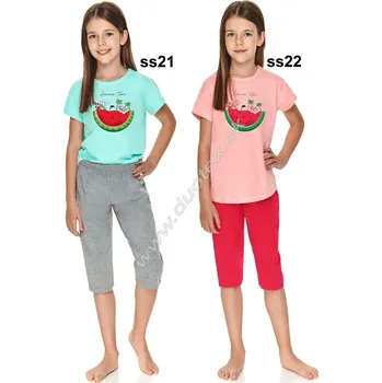 Dívčí oblečení TARO Dívčí pyžamo Valentina2710 Barva: ss22-sv.ružová, Velikost: 122