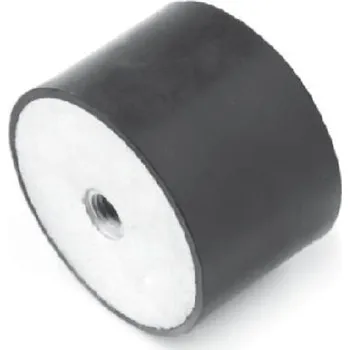 Silentblok nápravy ELESA+GANTER Silentblok DVA.3-25-20-SST-M6-55