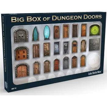 Příslušenství k deskovým hrám Loke Battle Mats Big Box Of Dungeon Doors