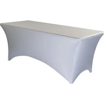 Napínací potah Elastický potah PRO na stůl 153 x 76 cm s gramáží 300 g/m2 Barva: šedá