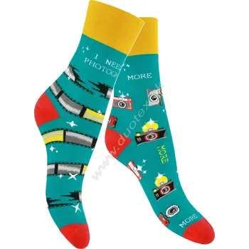 Dámské ponožky MORE Veselé ponožky More-078A-017 Barva: 17, Velikost: 35-38(23-25)
