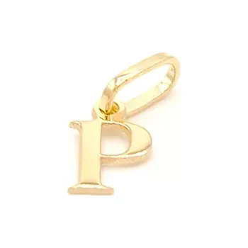Přívěsek Zlatý přívěsek písmeno P 0,20g