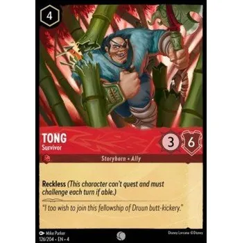 Karetní hra URS 126/204 Tong - Survivor Verze: HOLO, Stav Produktu: Near Mint