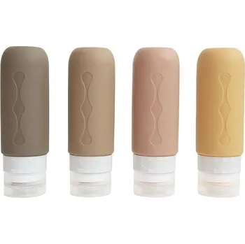 KUFRYPLUS Cestovní silikonové lahvičky 90 ml XND13, sada 4 ks