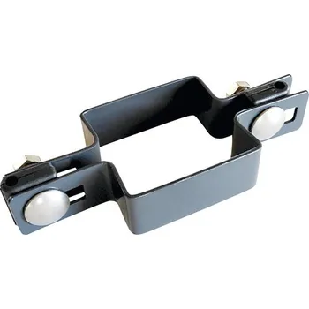 Příslušenství pro plot Objímka na sloupek 60 x 60 mm průběžná antracit