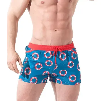 Pánské plavky Alpha Male Playo Sea 146246 šortky modré