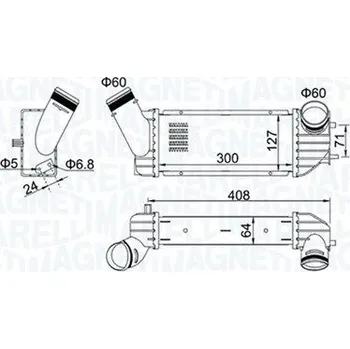 Motor automobilu Chladič turba MAGNETI MARELLI 351319204340