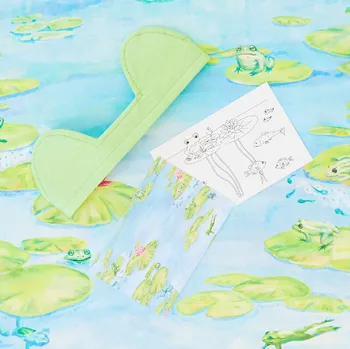 maňásek Sarah´s Silks Maska žabky a hedvábný šátek - PSITM 05/24