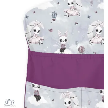 školní kapsář KAPSÁŘ na ramínko do školky KRÁLÍČCI