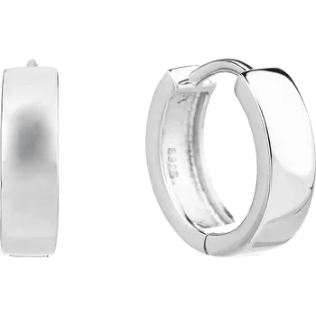 Souprava šperků Bealio BEALIO Stříbrné náušnice HLADKÉ KROUŽKY 03-12109-2344