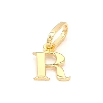 Přívěsek Zlatý přívěsek písmeno R 0,20g