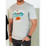 Pánské triko DSTREET SVĚTLE ŠEDÁ XXL