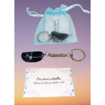 Dárek pro učitelku - klíčenka ze sodalitu