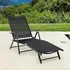 Zahradní lehátko Siesta 100ZA08068 polohovatelné relaxační lehátko černé