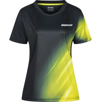 Tričko DONIC Flame Lady černá/žluté černá/žlutá S