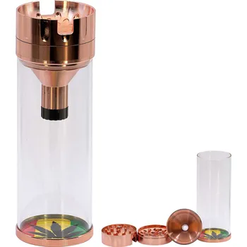 Remo 11540 Drtič tabáku 4x kov+sklo ∅ 6cm