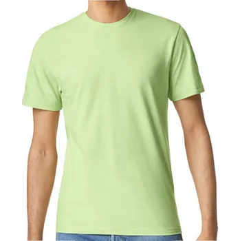 Pánské tričko Měkčené tričko Gildan SoftStyle s krátkým rukávem 150g/m Barva: zelená pistáciová, Velikost: L G64000